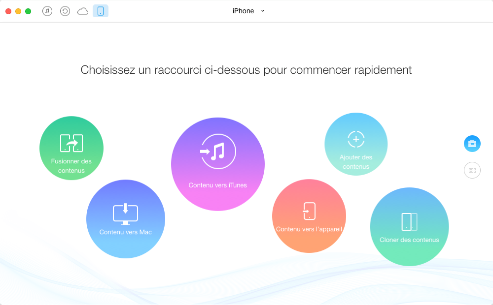 Sauvegarder des notes iPhone sur votre Mac - étape 1