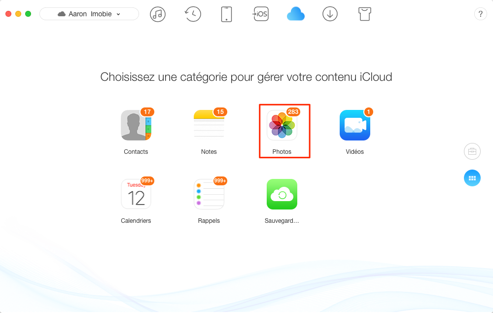 Comment télécharger les photos iCloud vers PC/Mac Guide d’iMobie