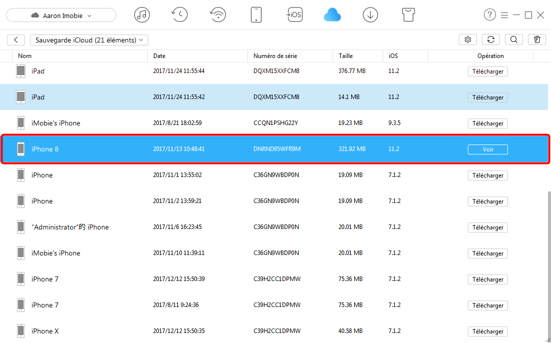 Comment télécharger des vidéos iCloud sur ordinateur – étape 3