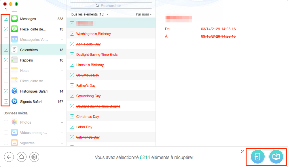 Comment télécharger une sauvegarde iCloud sur un PC/Mac – étape 3