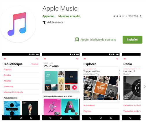 Comment utiliser Apple Music sur Android