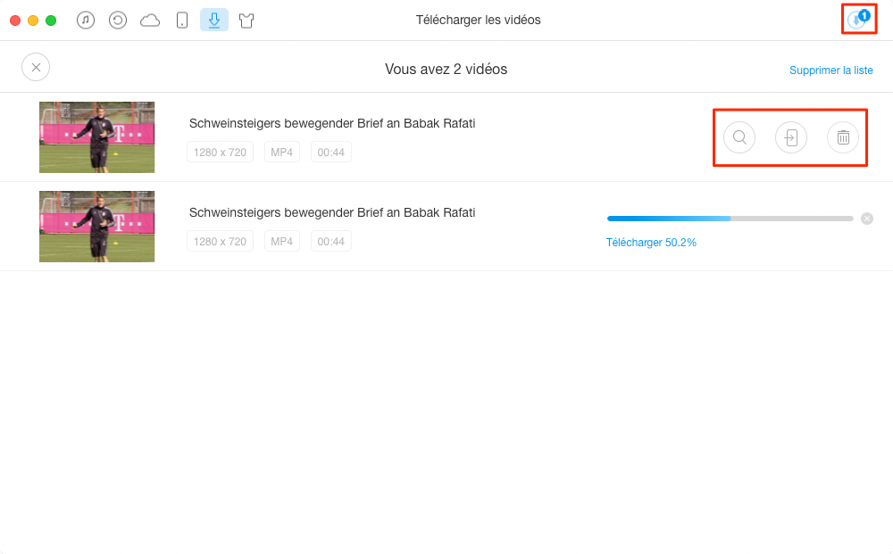 Comment télécharger des vidéos des web sites – étape 3