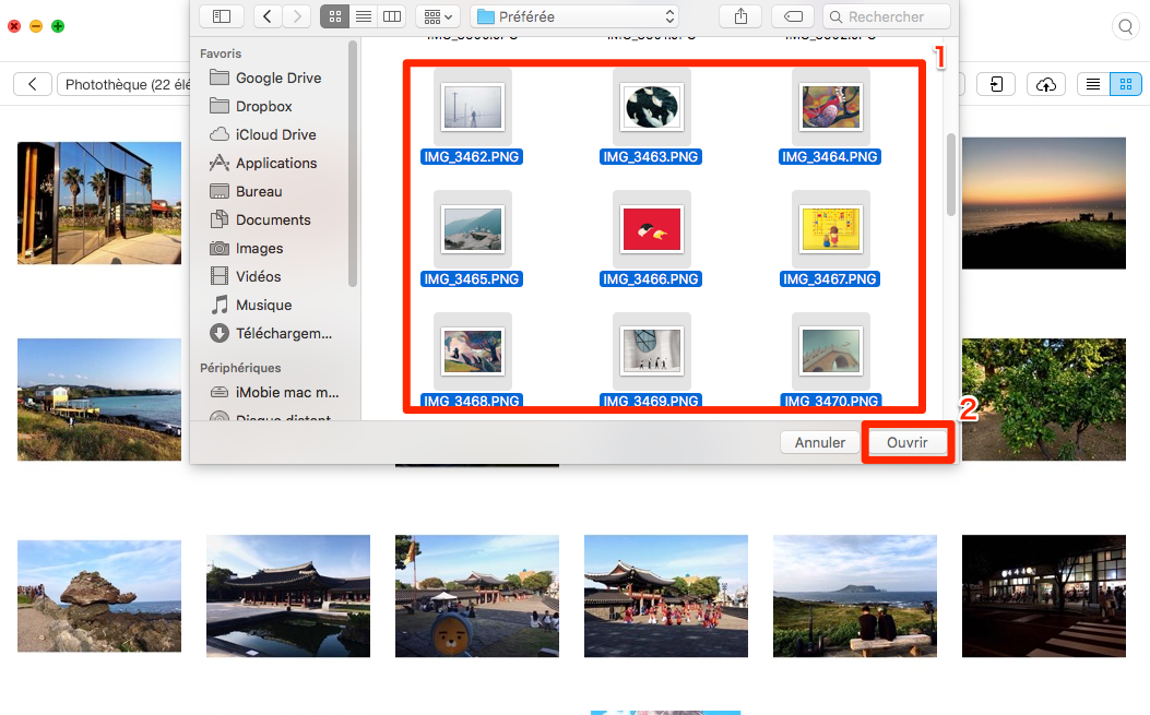 Comment importer les photos Mac vers iPhone via AnyTrans pour iOS - étape 3