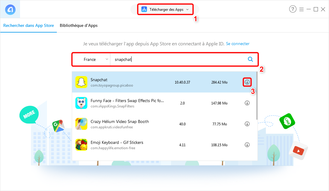 Envoyer des applications de l'iPhone vers un nouvel - étape 11