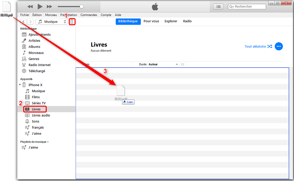 Mettre un PDF sur votre iPad avec iTunes