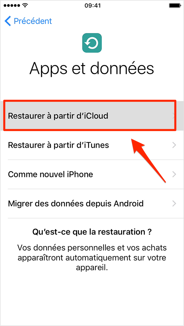 Transférer des données iPhone vers nouvel iPhone X/8/XS Max/XR