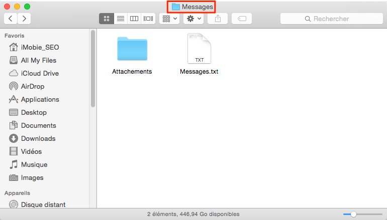 Gérer vos messages iPhone sur votre l'ordinateur Mac