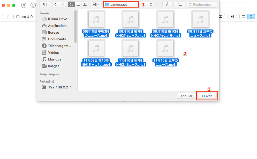 Transférer iTunes U de l'ordinateur vers iPhone avec AnyTrans - étape 4