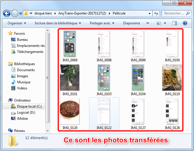 Transférer des photos de l'iPhone à PC via AnyTrans pour iOS