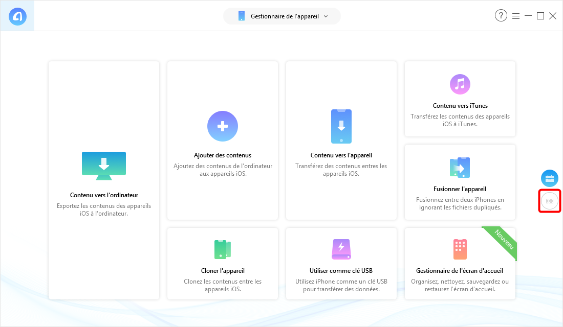Transférer liste de lecture iPhone vers iTunes – étape 1