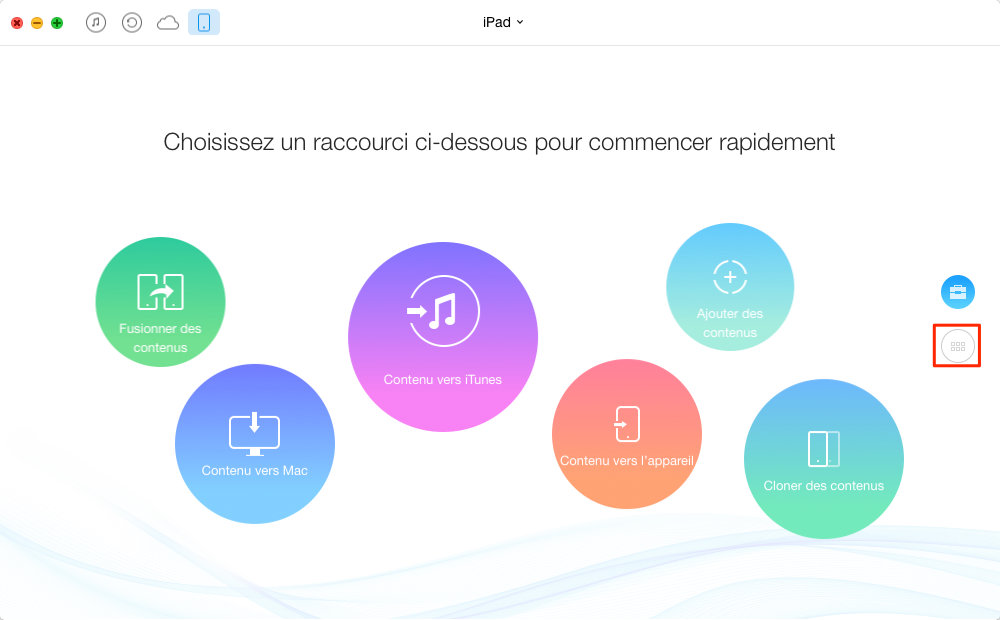 Comment transférer les musiques iPad vers Mac – étape 2