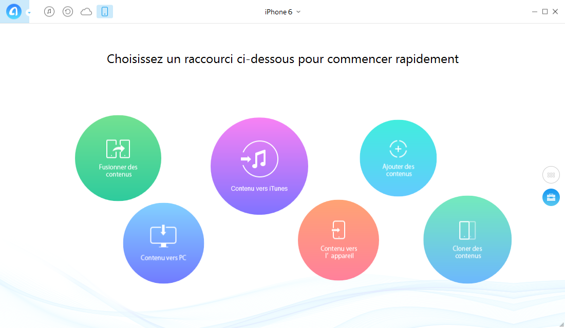 Comment transférer de la musique d'iPhone 6 vers PC – éatpe 1