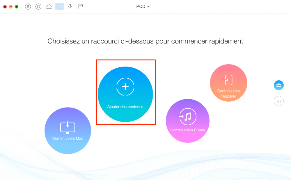 Comment mettre de la musique sur iPod nano sans iTunes – étape 1
