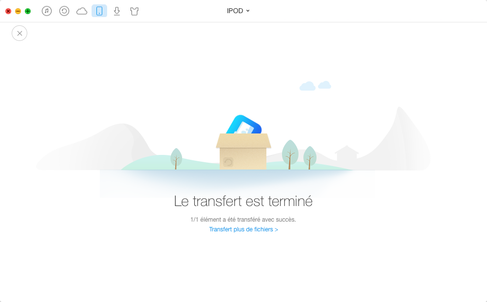Transférer de la musique PC/Mac vers iPod touch/shuffle/nano – étape 4