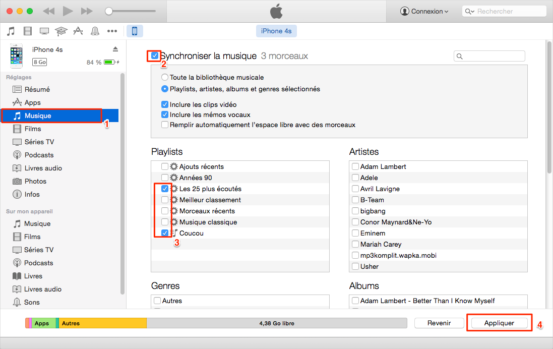 2 Methodes Transferer Musique Itunes Vers Iphone Guide D Imobie