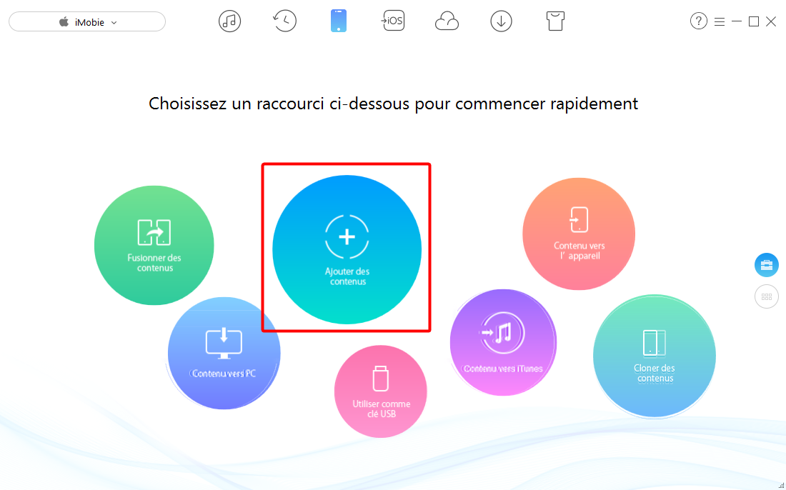 Comment importer de la musique depuis PC vers iDevice – étape 2