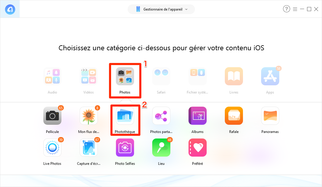 Transférer les photos PC vers iPad avec/sans iTunes Guide d’iMobie