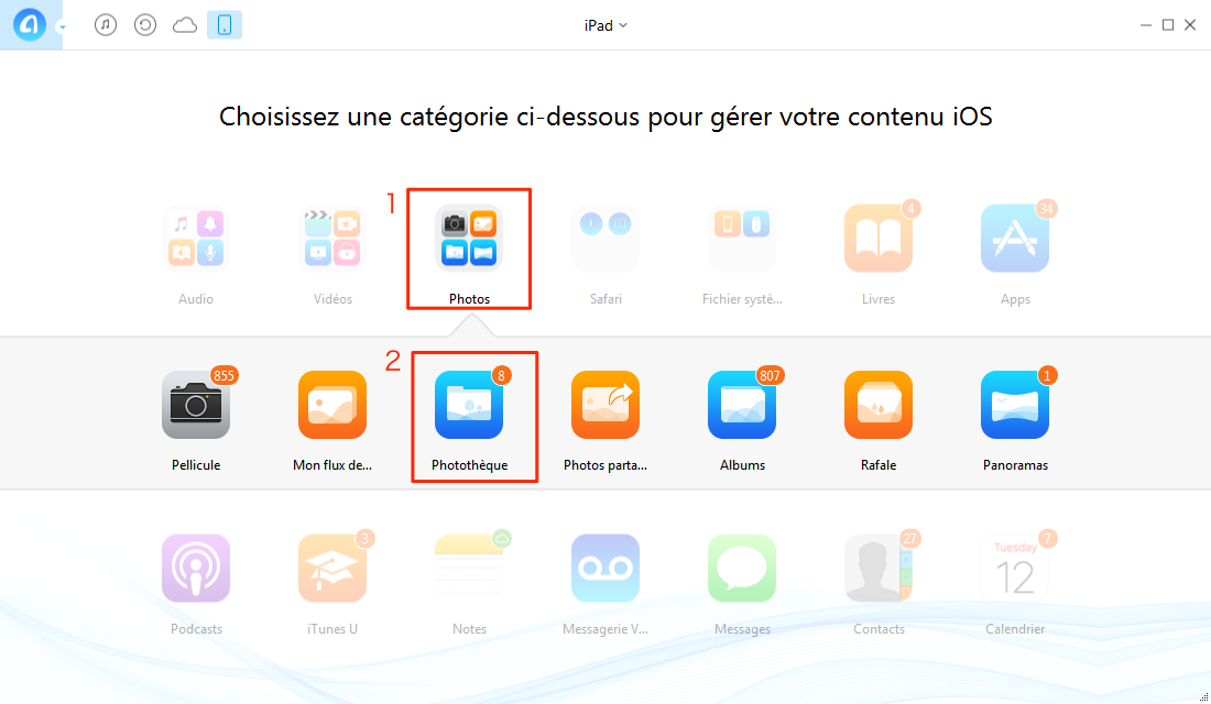 Transferer film vers ipad sans itunes