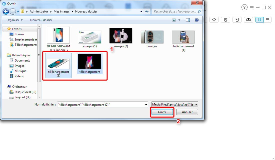 Comment transférer les photos PC vers iPhone via AnyTrans pour iOS - étape 3