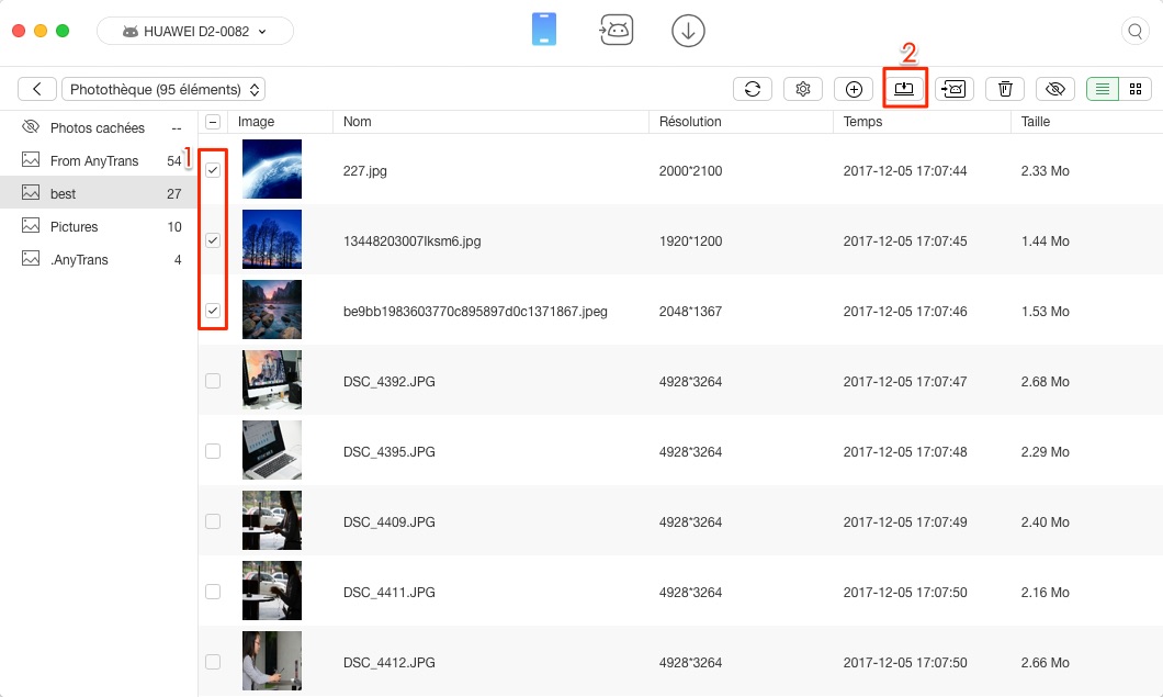Comment transférer les photos Android vers Mac Guide d’iMobie
