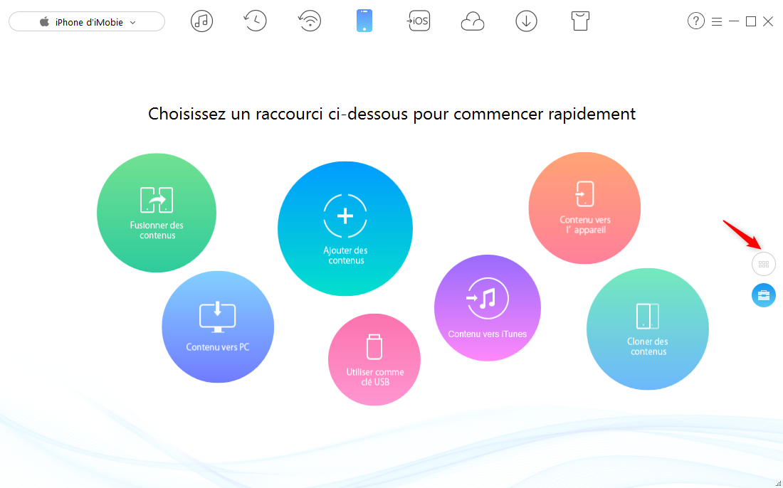 Comment transférer des photos de l’iPhone vers PC Windows 7 – étape 1