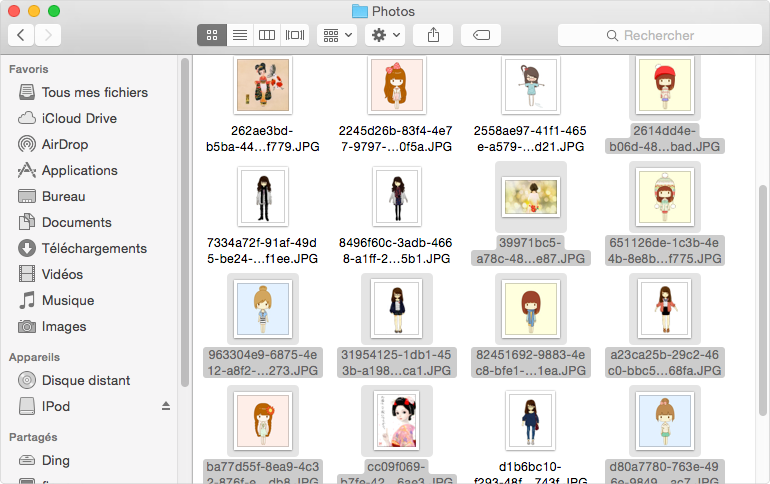 Comment copier des photos de l'iPod vers Mac - étape 2