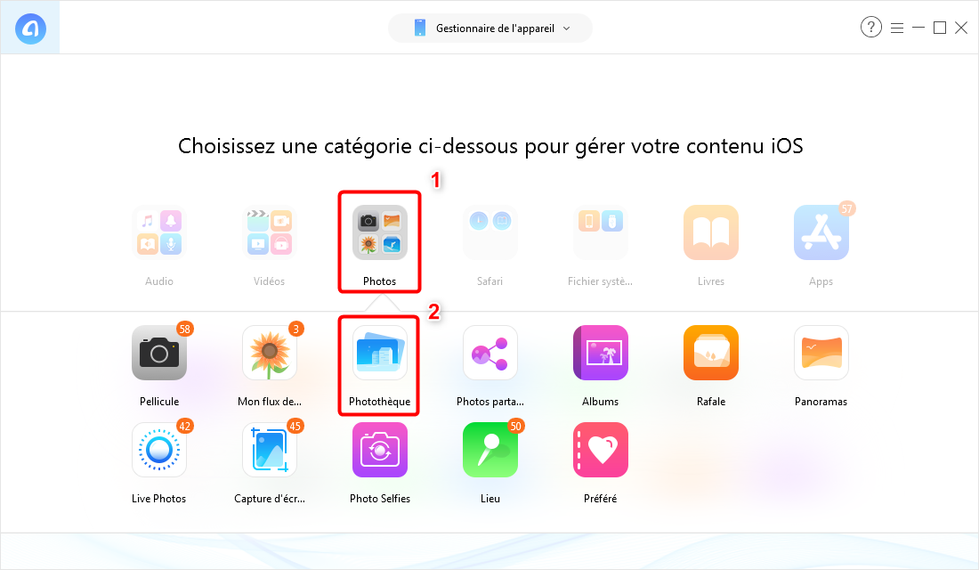 comment transferer photo de mon ipad vers pc