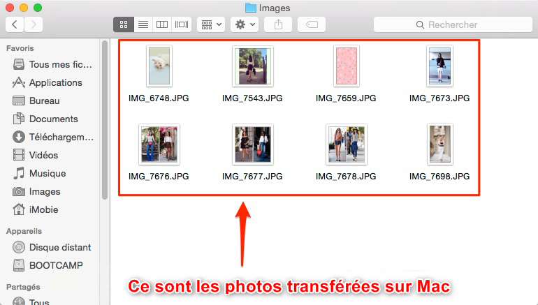 Exporter les photos de Wiko vers Mac avec facilité – étape 4