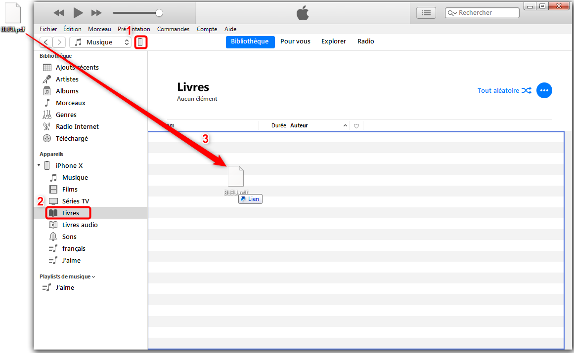 Mettre un PDF sur votre iPad avec iTunes
