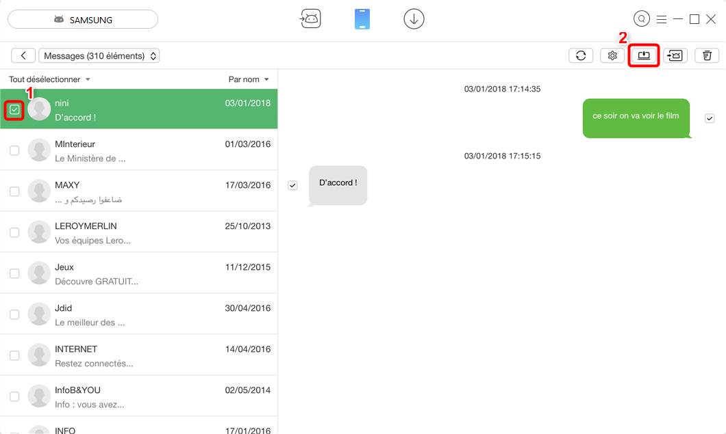 Comment transférer SMS depuis Android vers PC iMobie Inc.