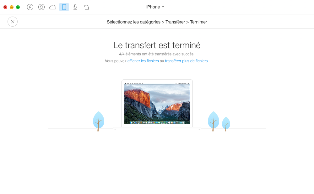 Comment copier des vidéos iPhone 4/5/6/7/SE vers USB – étape 4