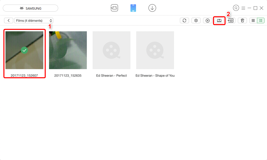 Comment transférer les vidéos Samsung vers PC facilement iMobie Inc.
