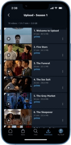  Les vidéos téléchargées