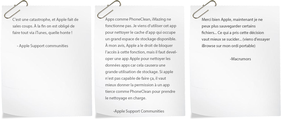 Commentaires sur iOS 8.3