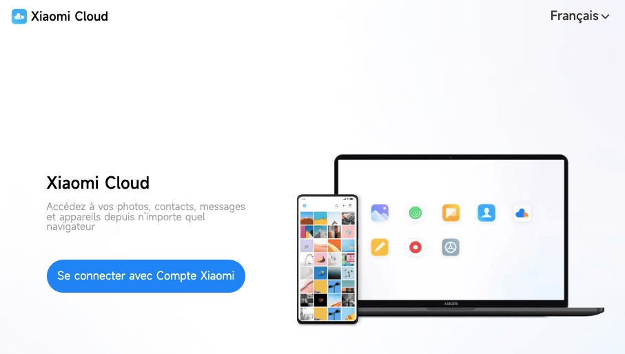Se connecter avec Compte Xiaomi