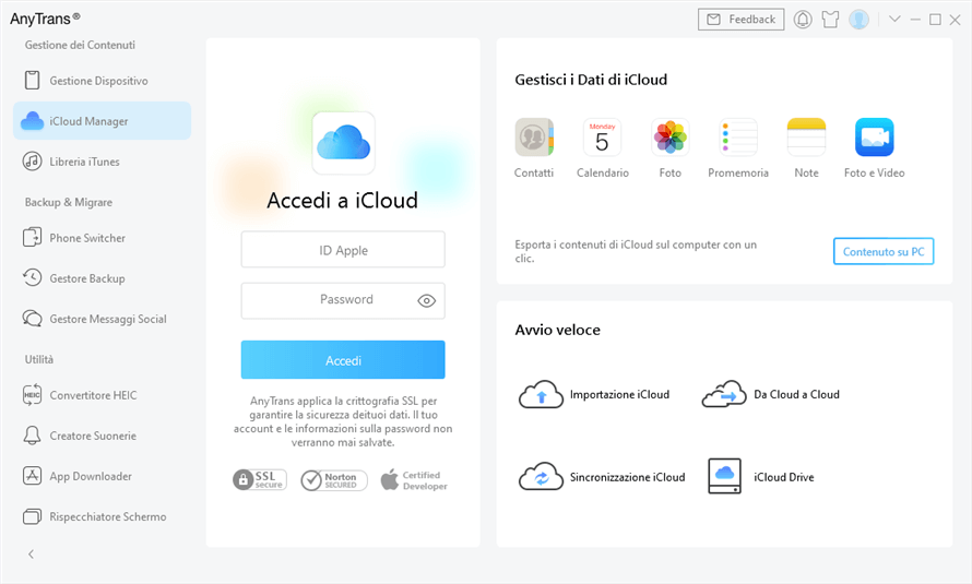 clic icloud manager