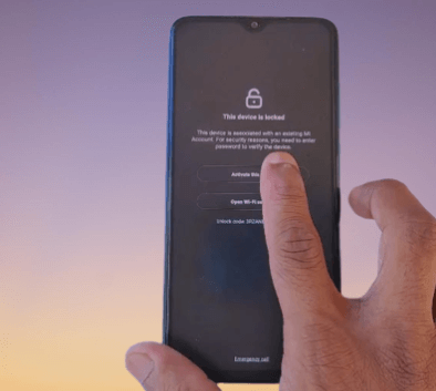 Errore “This device is locked”