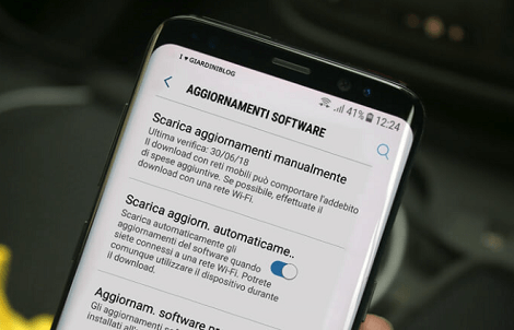Aggiornamento software Android