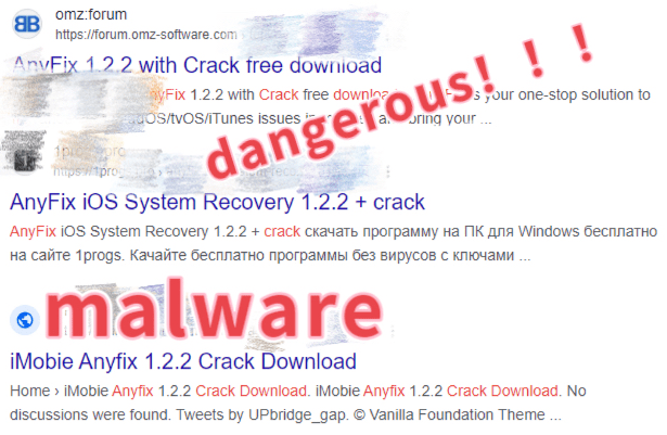 Siti di download di AnyFix crack