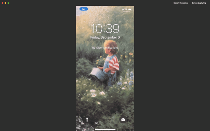Duplicazione riuscita dello schermo dell’iPhone su Mac con AnyTrans