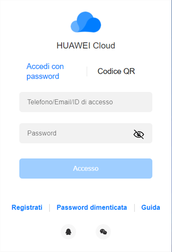 Backup su cloud Huawei