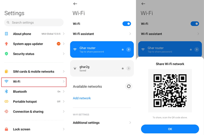 Condividere password WiFi su Android