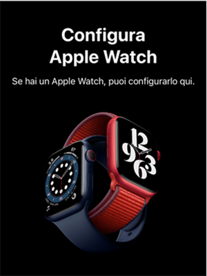 Configura e abbina Apple Watch con iPhone -Passo 1