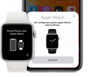 Configura e abbina Apple Watch con iPhone -Passo 2