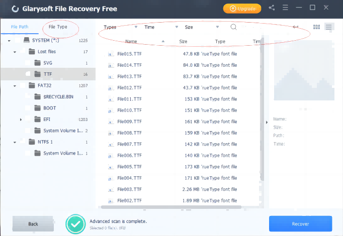 Glary File Recovery