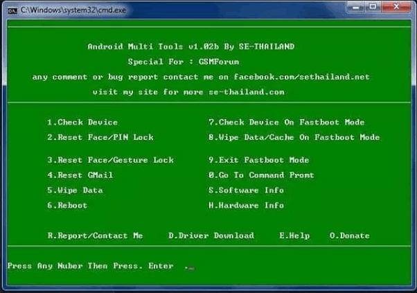Utilizzando Android Multi Tools