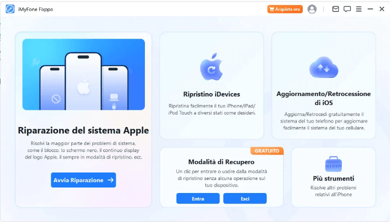 Riparazione del sistema iOS - Fixppo