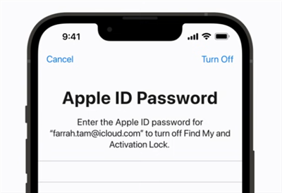 ripristina o cancella iphone senza la password di id apple