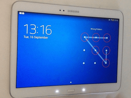 Come sbloccare il tablet se hai dimenticato la sequenza