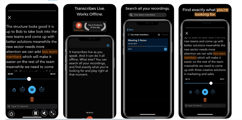 Smart Voice Recorder su iPhone
